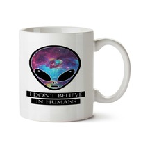 Chameleon Ufo İki Tarafı Baskılı Kupa Bardak Çok Renkli