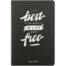 Blackboard Best Things In Life Are Free Düz Ince Kapak Defter Blackboard Best Things In Life Are Free Düz Ince Kapak Defter