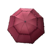 Marlux Bordo Yarasa Model Manuel Şemsiye 709865 Bordo