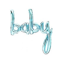 Baby Imza Folyo Balon Mavi 83 CM