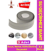 Özel Üretim Su Geçirmez Sızdırmaz Lavabo Tezgah Klozet Banyo Pencere Duş İzolasyon 3.2m Bant 3 Adet