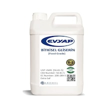 Evyap Bitkisel Gliserin L 5 Kg L Gıda Tipi Yenilebilir L Helal
