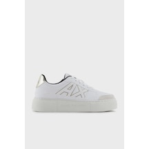Armani Exchange Kadın Ayakkabı Xdx147 Xv830 T782 Beyaz-Gold Altın - Beyaz