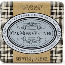 Naturally European Oak Moss & Vetiver Sabun 150 G