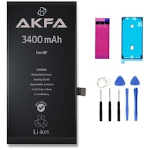 Akfa Apple Uyumlu iPhone  8 Plus Telefon Batarya- 3400 Mah Tamir Seti Model:ert96743yhk