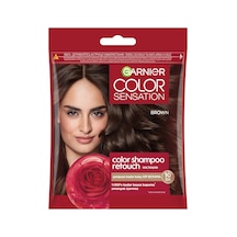 Garnier Color Shampoo Retouch Şampuan Kolaylığında Dip Boyası, Kahve 4.0 40 Ml - 5 Adet Tarı