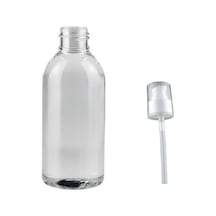 100ml Plastik Şeffaf Serum Pompalı Şişe, 12 Adet, Serum Şişesi, Pompalı Şişe, Medikal Şişe, Kozmetik Şişesi, Plastik Şişe Diğer