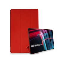 Newface - 813 - İpad Mini 3 Kılıf Tablet Smart Kılıf - Edntrend - - Kırmızı