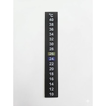 Akvaryum Yapışkanlı Stiker Termometre 10-40c