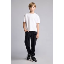 Defacto %100 Pamuk Baskılı Oversize Siyah Erkek Çocuk Eşofman Altı H5731a8/bk81