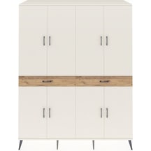 Kronos Gardrop 10 Raflı 2 Çekmeceli 8 Kapaklı 176x59x221 Aytaşı-aytaşı/çam Aytaşı/çam