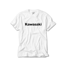 Kawaski Logo Type Beyaz Tişört Beyaz