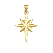 Fiyonk Kuyumculuk 14 Ayar Altın Midi Kuzey Yıldızı Kolye Ucu 001