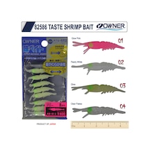Owner 82586 Taste Shrimp Bait Lrf Silikonu 4 Cm