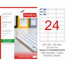 Tanex Etiket Tw-2324 70X35MM