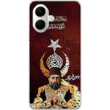Infinix Smart 10 Uyumlu Abdülhamid Han Baskılı Silikon Kılıf Renkli