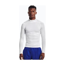 Under Armour Hg Armour Erkek Uzun Kollu Tişört BEYAZ