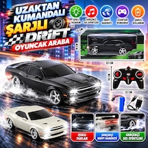 12063-3 Uzak.kum.şarjlı Drift Oyuncak Araba Siyah
