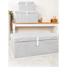Çok Amaçlı Kutu Mega Plus 1 Adet 70x40x30 Cm Tela 40 X 70 Gri Tr Diğer