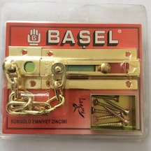 Başel Çelik Ve Ahşap Kapı İçin Emniyet Zinciri Altın