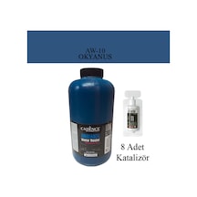 Ambiante Suya Dayanıklı Islak Zemin Boyası Aw-10 Okyanus 2 Litre + Katalizör Okyanus Okyanus