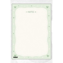 A4 Bloknot Çizgisiz Defter - 50 Yaprak - Memopad - Notepad - Not Defteri - Not Kağıdı - 4172 Çok Renkli