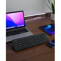 Katlanabilir Bluetooth Klavye 3 Cihaz Bağlantılı Uczzkb07-1