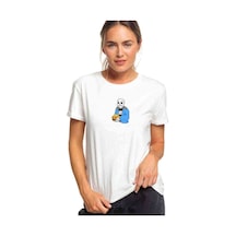 Undertale Lemons Eıon Baskılı Beyaz Kadın Tshirt