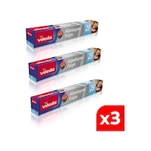 Vileda Alüminyum Folyo 25 Mt 3'Lü Paket