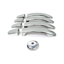 Tourneo Custom Krom Kapı Kolu 4Kapı9Parça P.Çelik