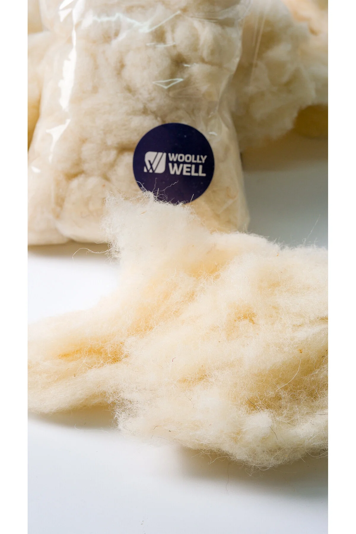 Taranmış Doğal Merinos Koyun Yünü - 100 Gr - 1 Taranmış Doğal Merinos Koyun Yünü - 100 Gr
