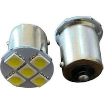Sinyal Ampülü 5 Ledli 12v Tek Duy Düz Tırnak 93 67 2 Li