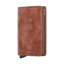 Secrid Slimwallet Vintage Kartlık Cüzdan Cognac Brown Çok Renkli