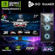Go Gamer AE733D R9-7900 64 GB 2 TB SSD RTX5060Ti 16 GB 27" Free Dos Oem Paket Masaüstü Oyuncu Bilgisayarı