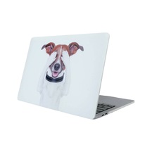 Apple MacBook Air 13 İnç Sert Kapak Kılıf Dog01 Desenli Darbe Koruma A1369 A1466 Uyumlu Açık Mavi