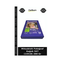 Delux Serisi Mitsubishi Fotoğraf Kağıdı 5x7 13x18 260 Gr Döküman Hediye Sayfa