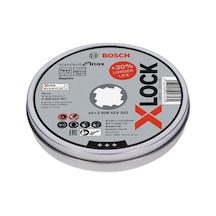 - X-lock - 125 1,0mm Standard Seri Düz Inox Paslanmaz Çelik Kesme Diski Taş - Rapido 10'lu 2608619267