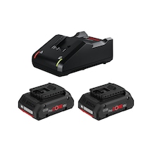 Bosch GAL 18V-40 + 2 x ProCORE 4.0Ah Çift Akü ve Şarj Cihazı Seti - 1600A01BA3
