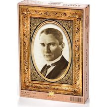 King Of Puzzle Atatürk Portre Ahşap Puzzle 1000 Parça