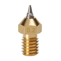 Koodmax 3d Yazıcı Nozzle M6 V5 V6 E3d Çelik Pirinç Mk8 Ekstrüder Memesi Baskı Kafası 0.2mm 1.75mm