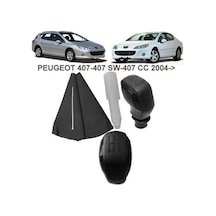 Vites Topuzu Spor Tip-siyah & Vites Kol Körük Peugeot 407 2004-