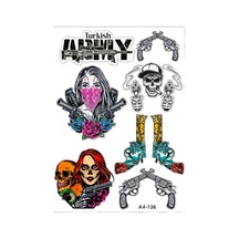 Gogo A4 Sticker Turkish Army Tek Paket Çoklu Sticker Renkli