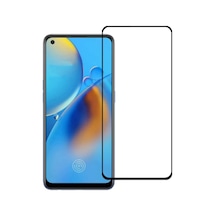 Microcase Oppo A74 Tam Kaplayan Çerçeveli Tempered Ekran Koruyucu