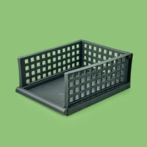 Maxi Tekli Set Akıllı Raf - Antrasit - 34x45x18 Cm Çok Renkli