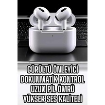 3.nesil Tws Bluetooth Kulaklık Mikrofonlu Anc Özelliği Dokunmatik Kontrol Mh-hs6572-8230