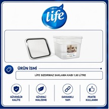 Life Sızdırmaz Saklama Kabı 1.60 24'li Paket Asorti
