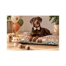 Kedi Ve Köpek Yer Minderi Üst Kalite Yıkanabilir Kılıflı Fermuarlı Boncuk Elyaf Kaydırmaz Taban Kedi Ve Köpek Yatağı Kilim Çok Renkli 1717175537