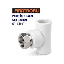 Fırat Döner Başlı Te 25mm, 3/4'', 1 Adet, 7b76025191