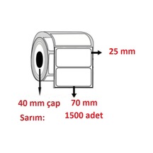 25x70 ECO TERMAL ETİKET( 1500lü )