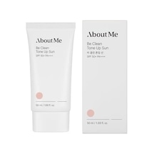 About Me Be Clean Tone Up Sun Spf50+ Pa++++ Ton Eşitleyici Aydınlatıcı Güneş Kremi 50 Ml